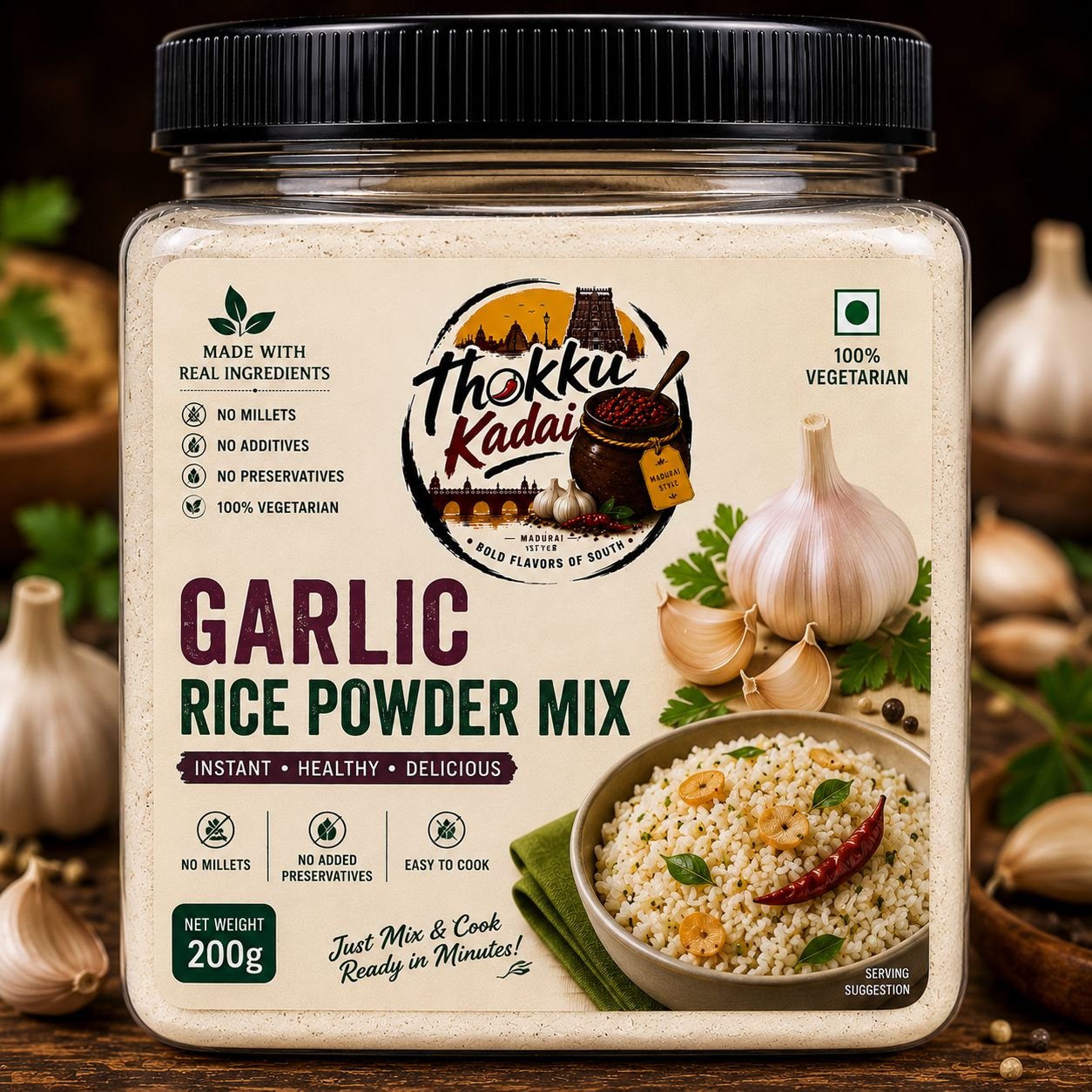 Garlic Rice Powder