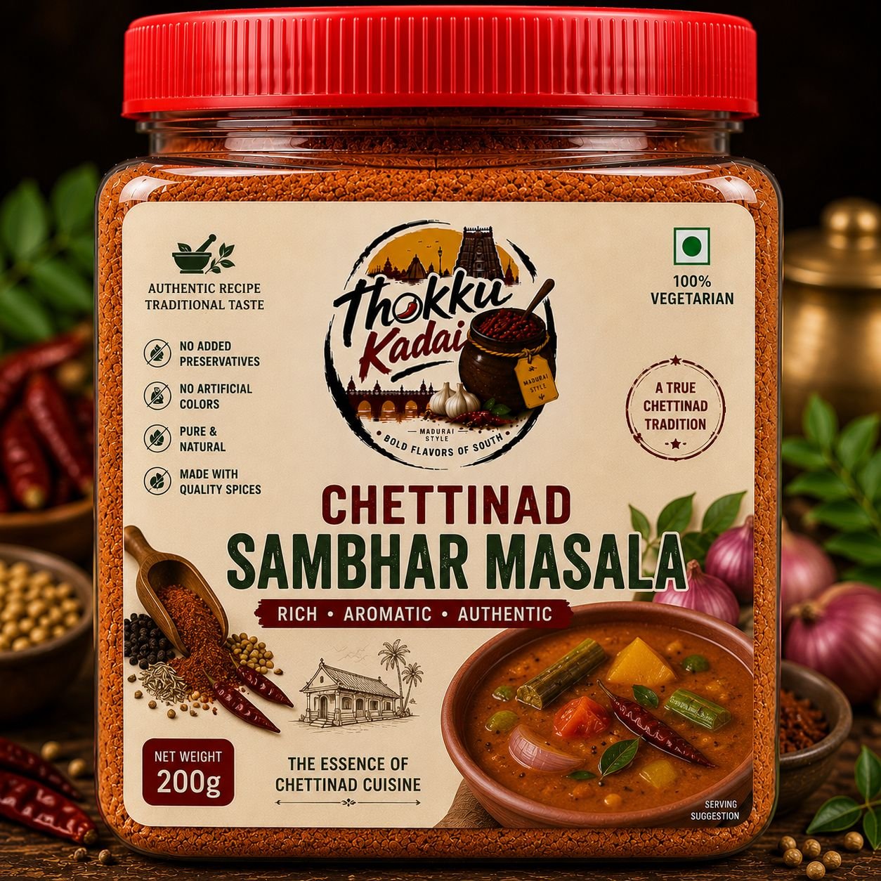 Chettinad Samabhar Masala