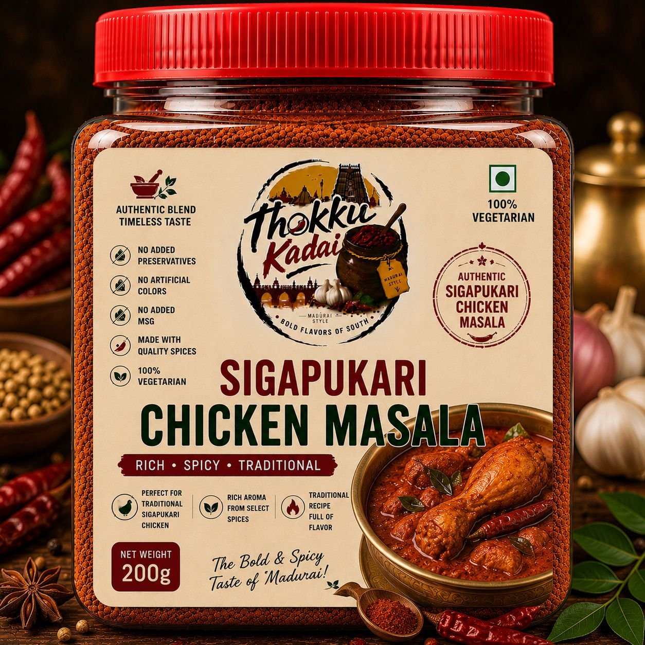 Chicken Sigapukari Masala