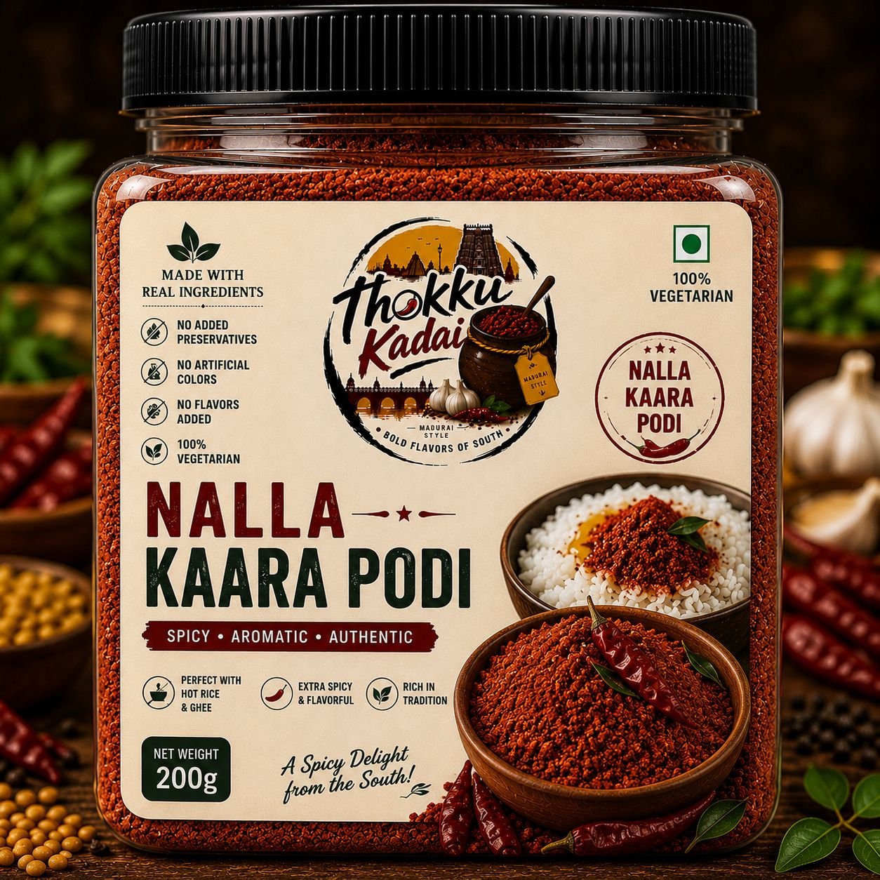 Nalla Kaara Podi - 200g