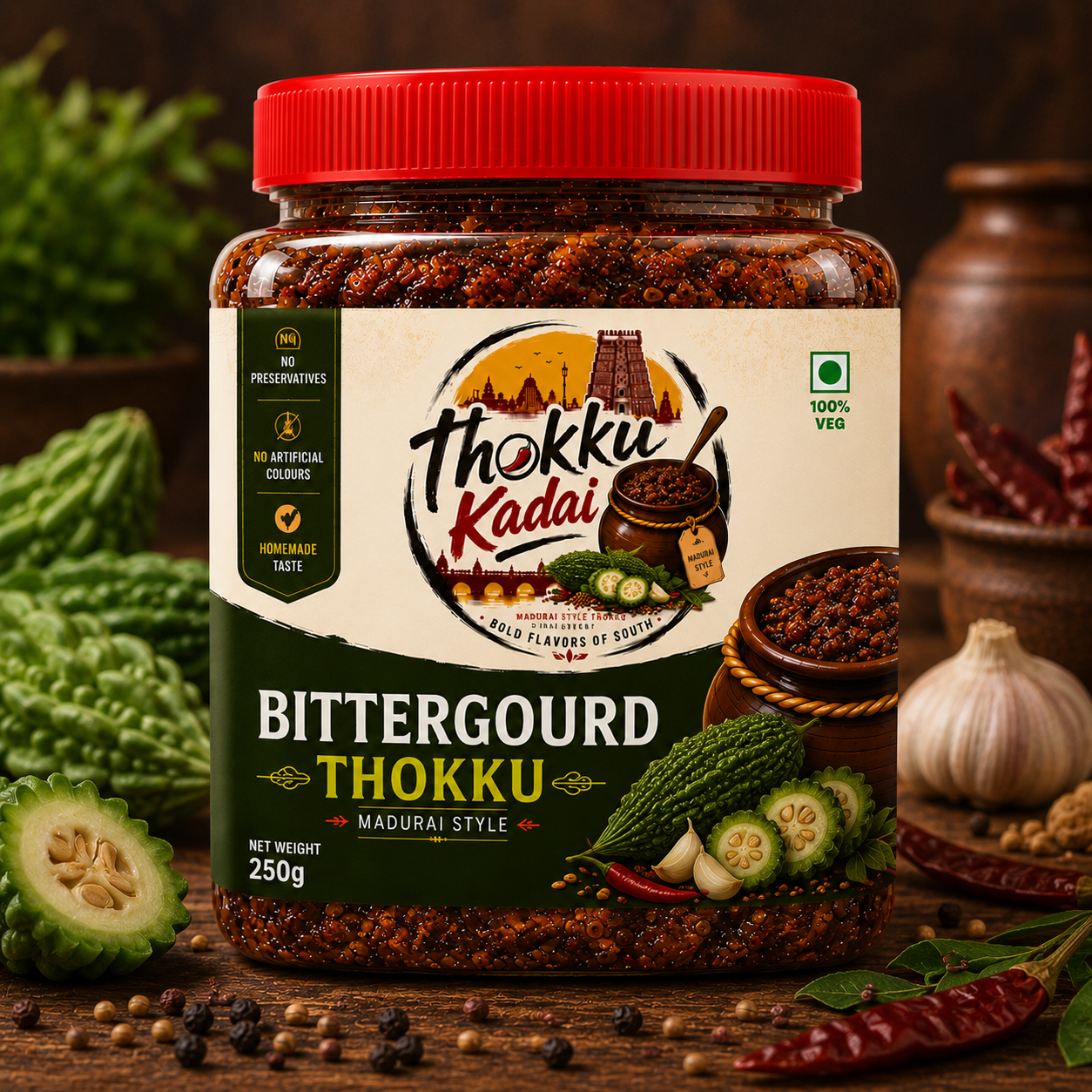 Bittergourd Thokku