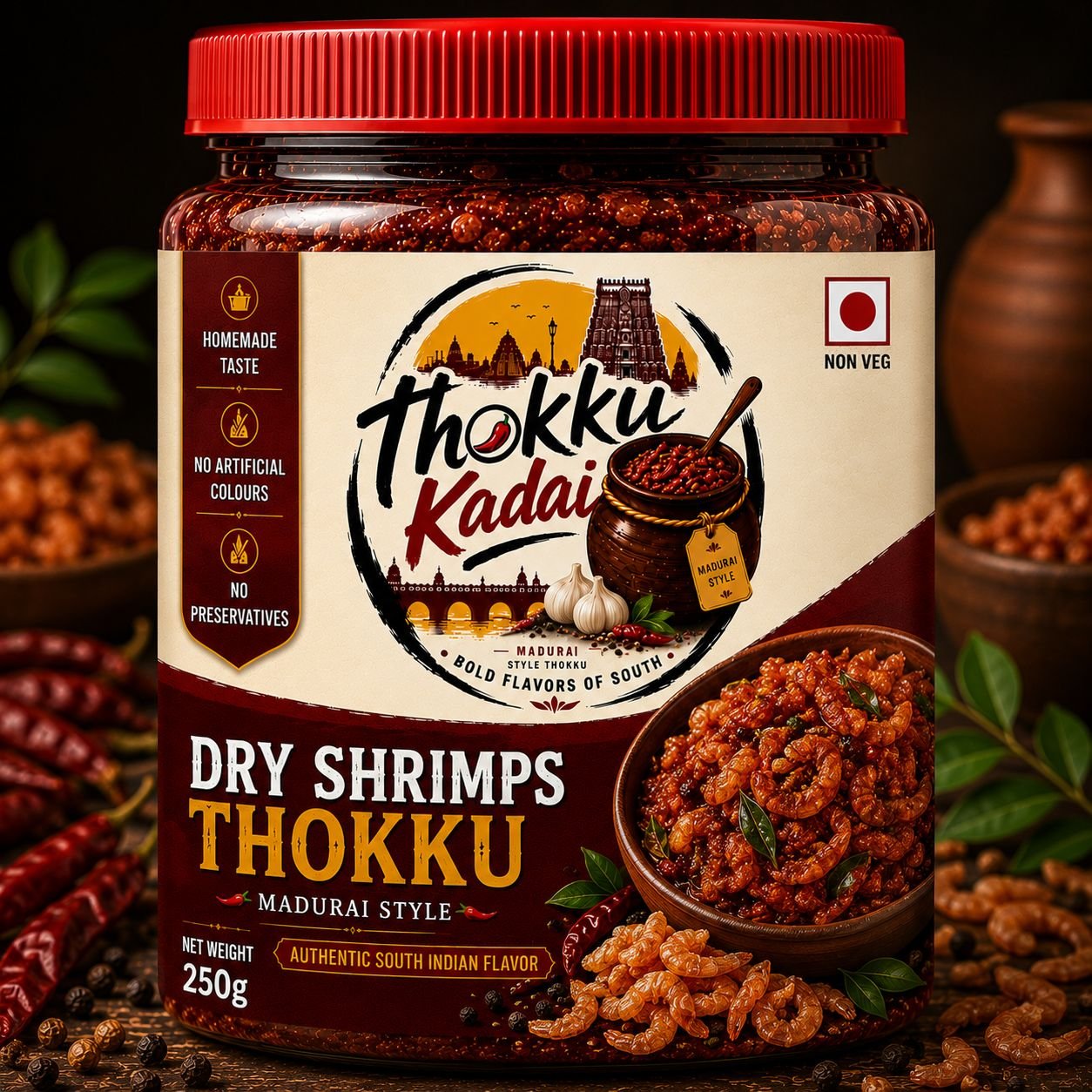 Dry Shrimp Thokku