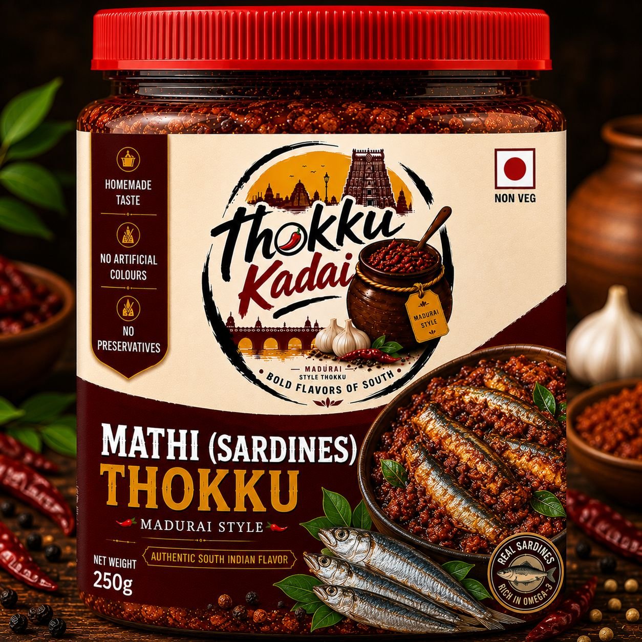 Sardines (Mathi) Fish Thokku